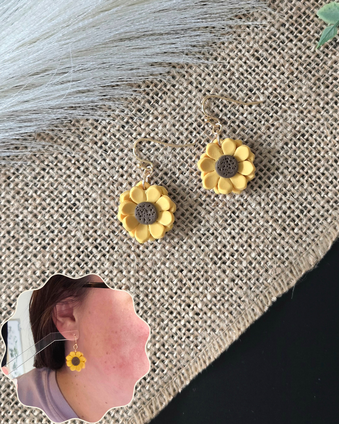 Sunflowers | Polymer Clay Earrings