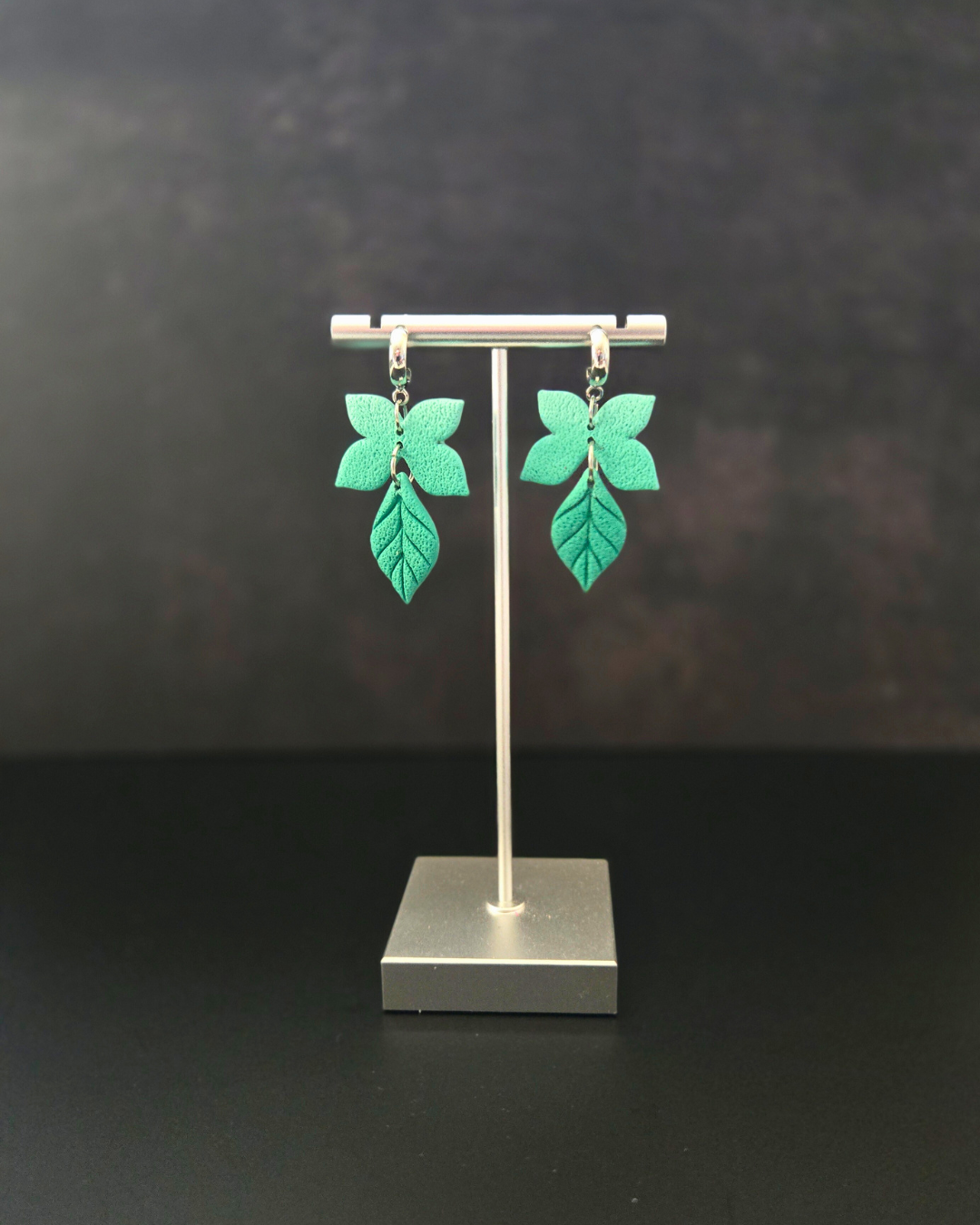 Fall Leaf Dangles | Polymer Clay Earrings