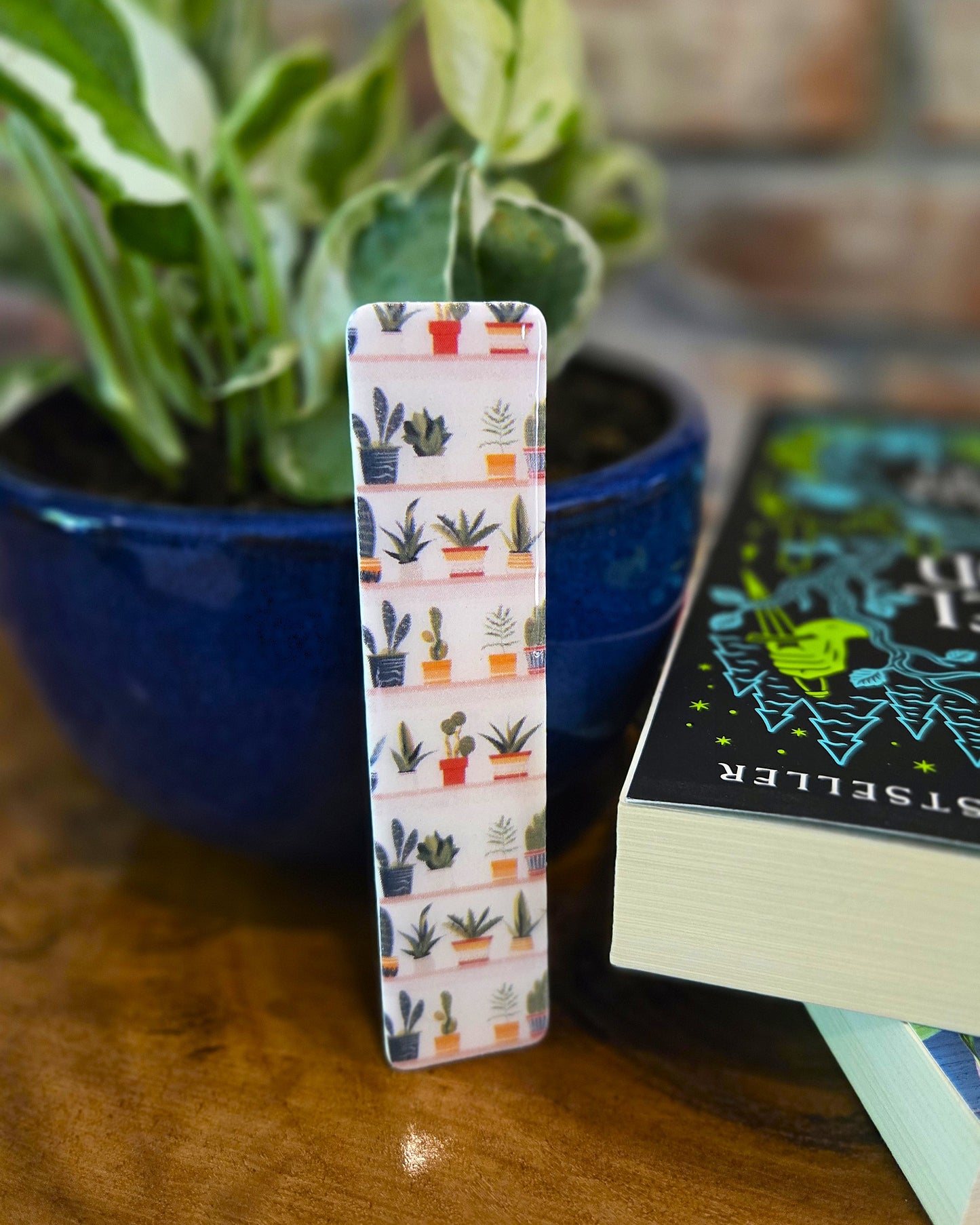 Plant Lover Clay Bookmark