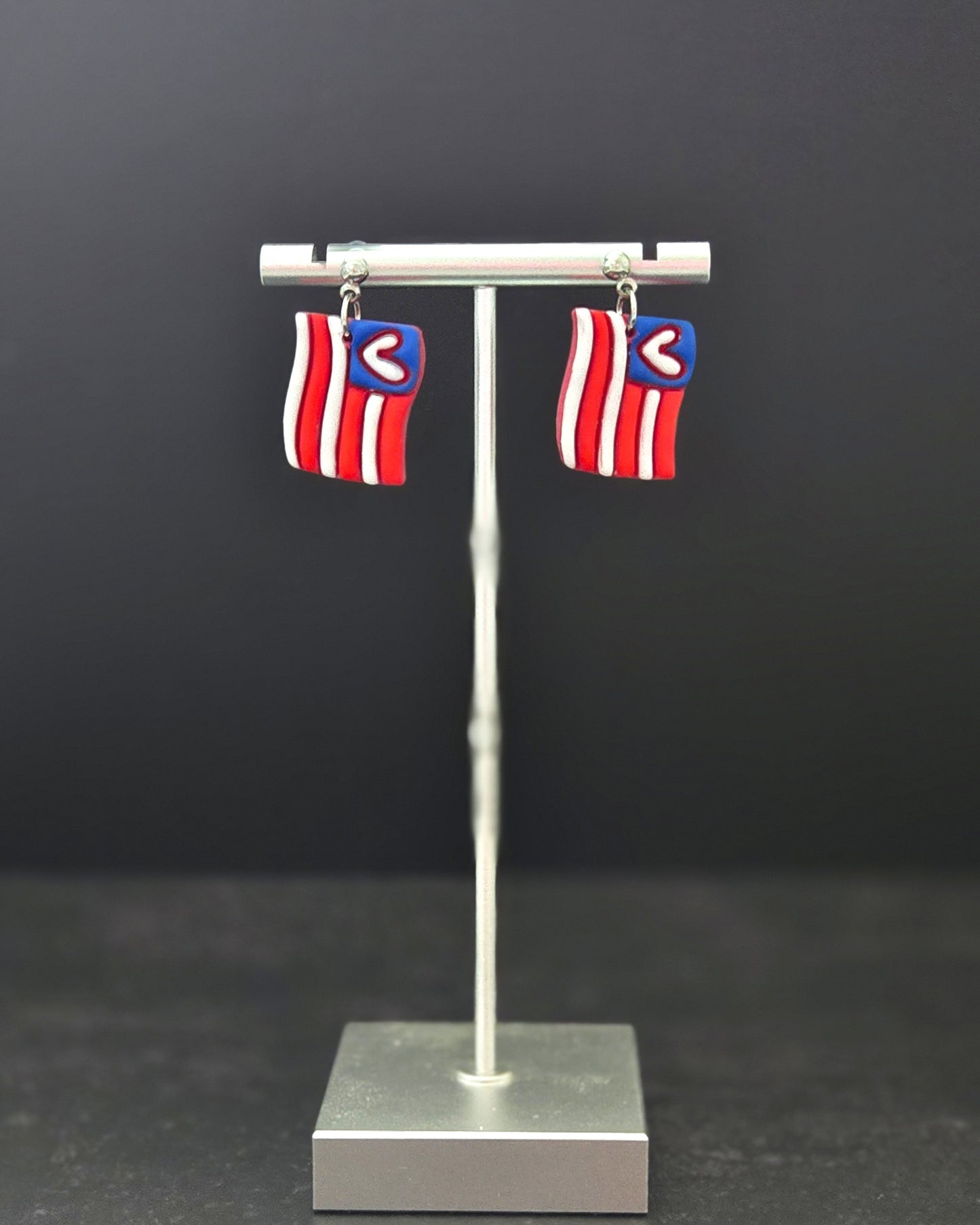 Yankee Doodle | Polymer Clay Earrings