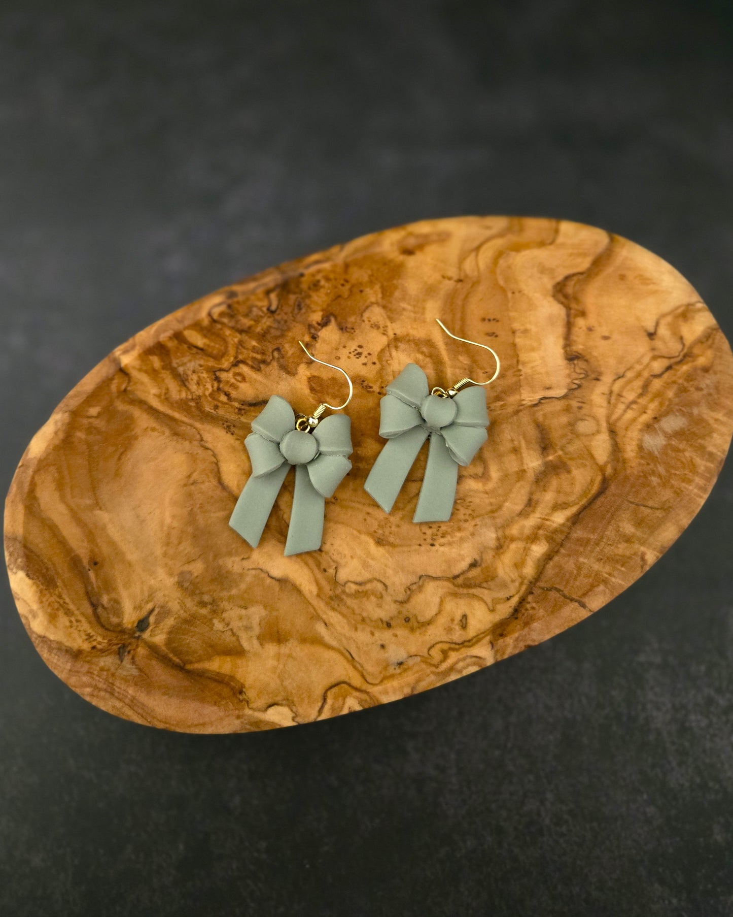 Ribbon Bows | Polymer Clay Earrings