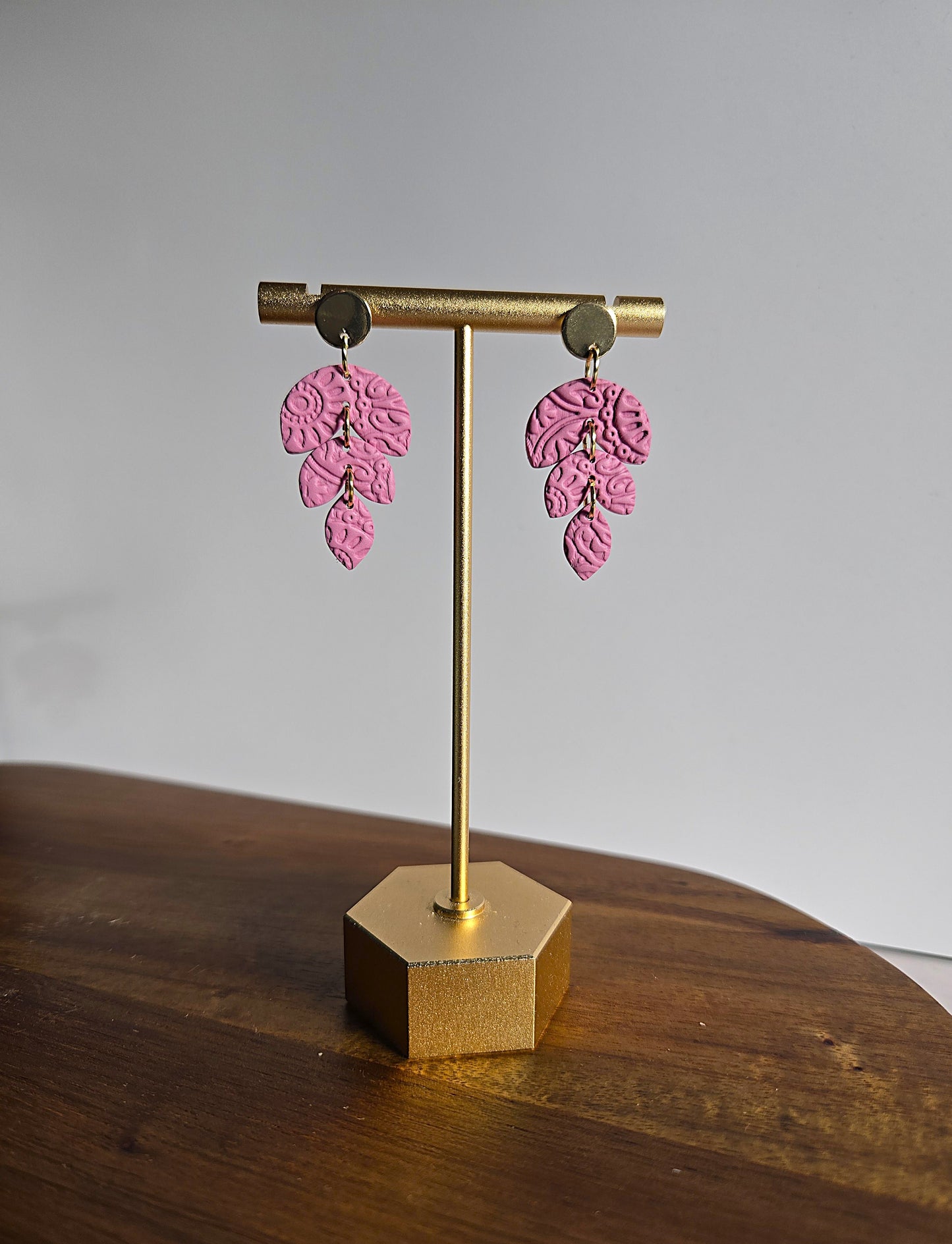 Textured Willow | Polymer Clay Earrings
