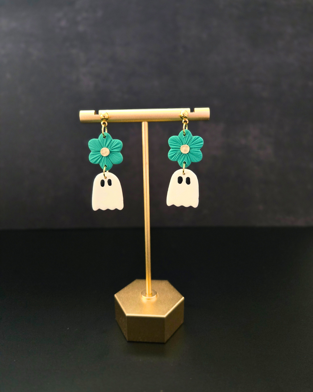 Floral Ghosts | Polymer Clay Earrings