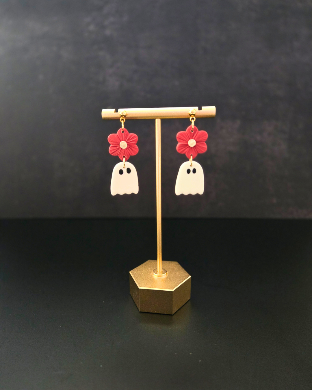 Floral Ghosts | Polymer Clay Earrings