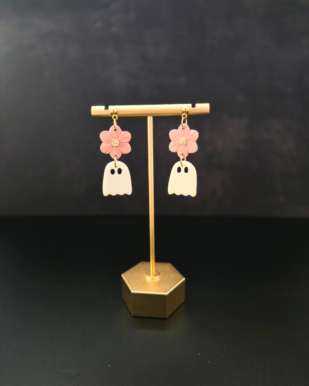 Floral Ghosts | Polymer Clay Earrings