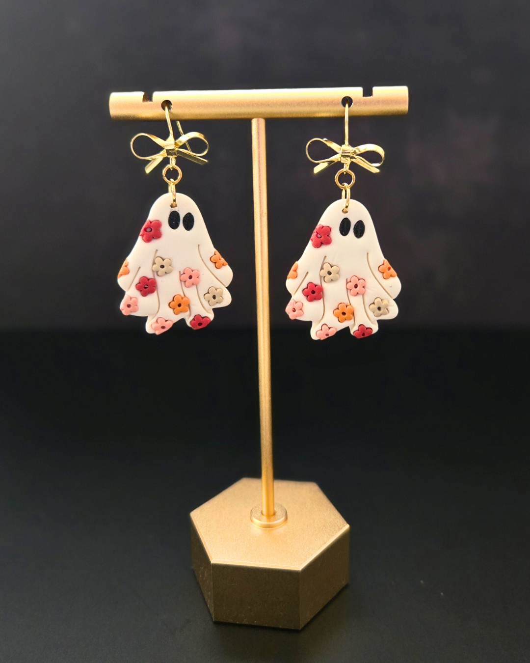 Flower Ghosts | Polymer Clay Earrings