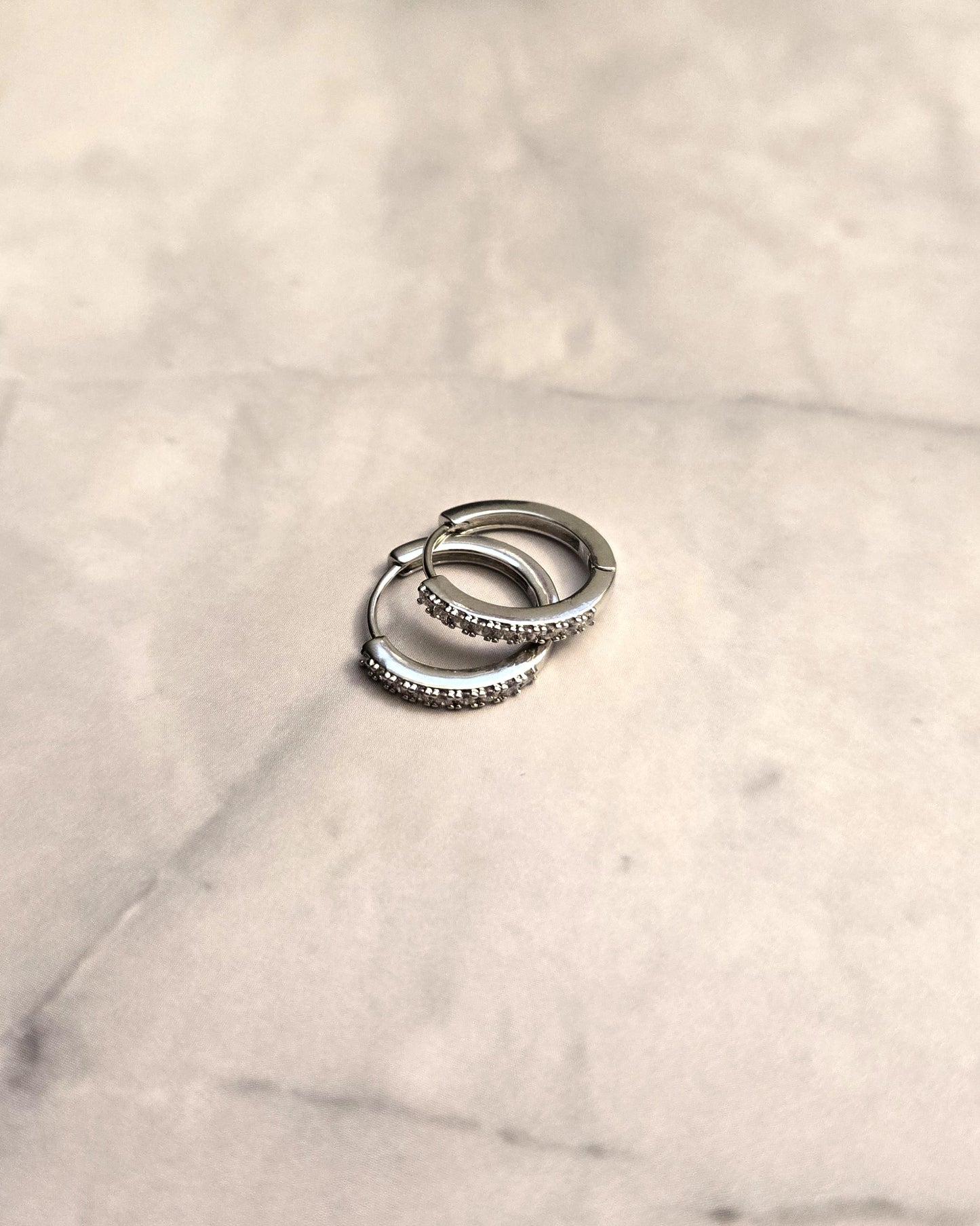 CZ Hoop Earrings