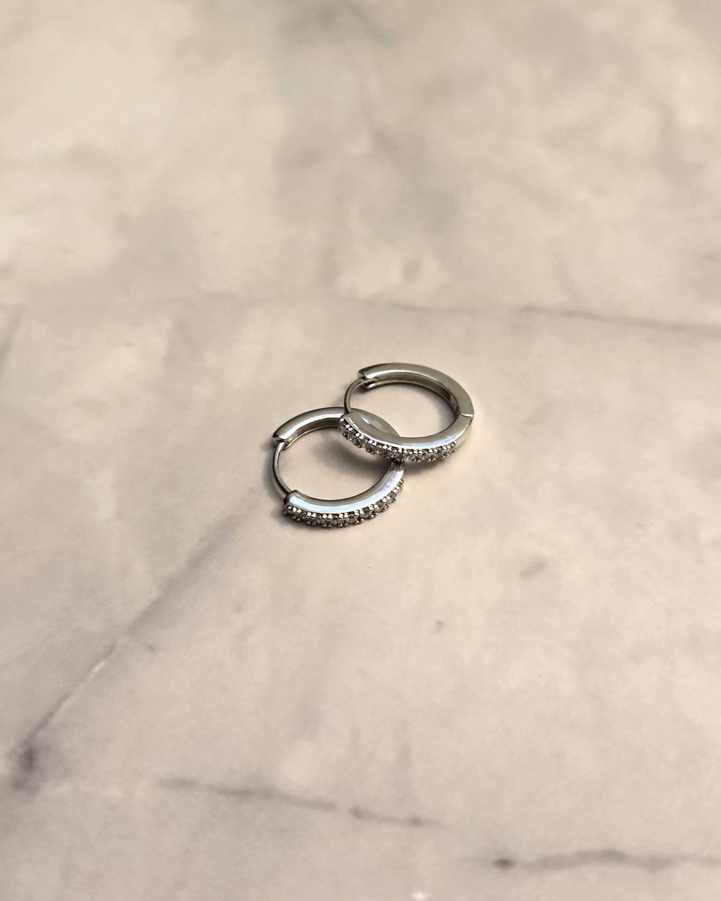 CZ Hoop Earrings
