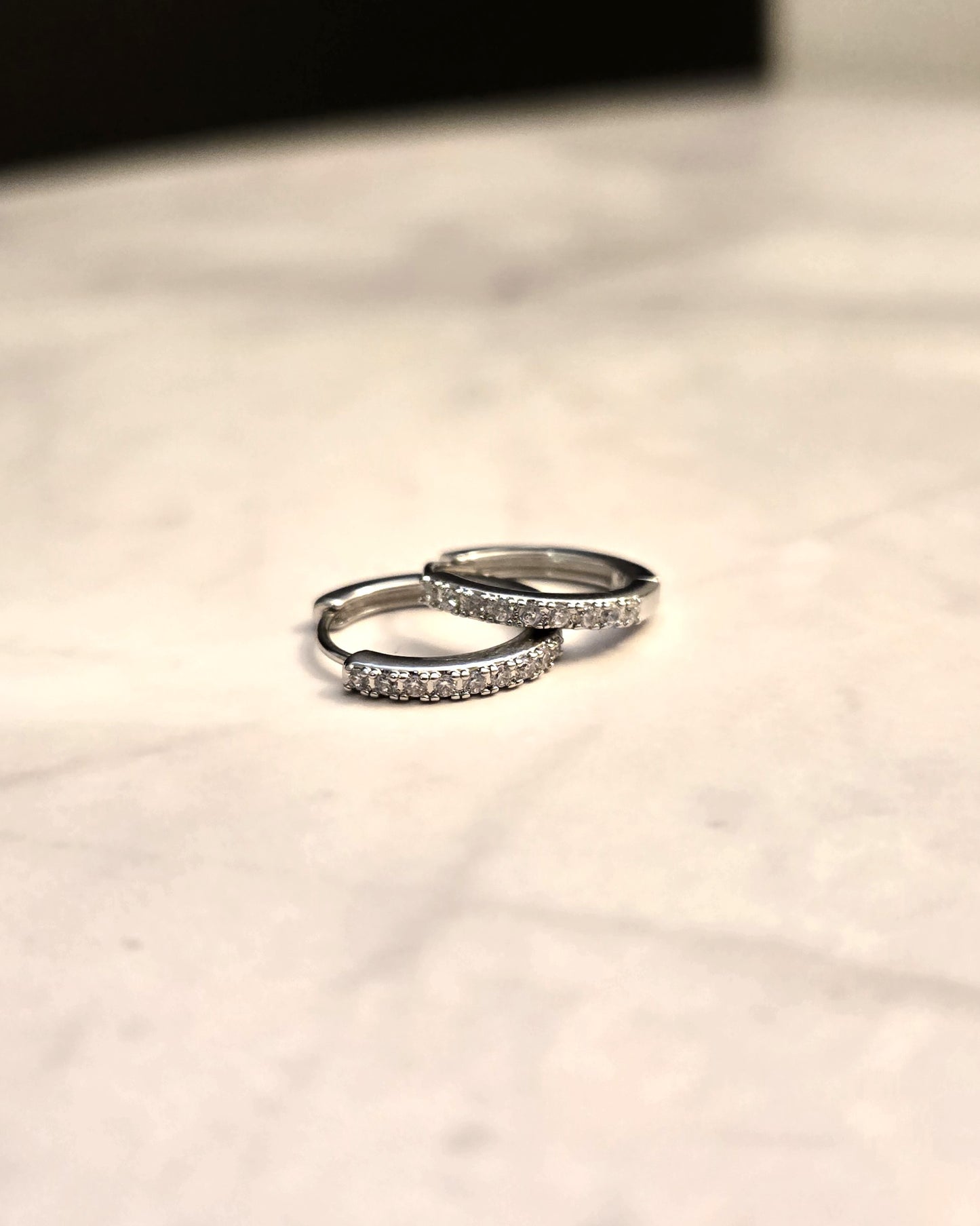 CZ Hoop Earrings