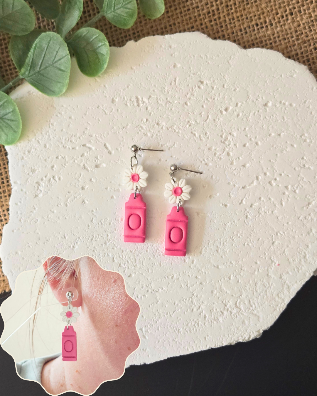 Creative Blooms | Polymer Clay Earrings