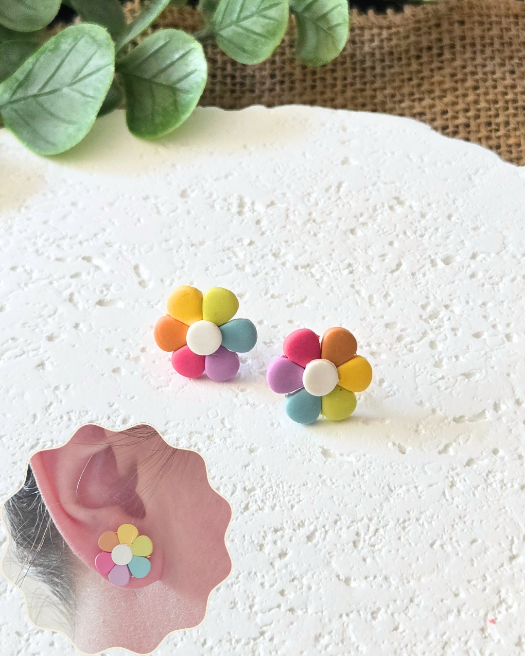 Happy Bloom | Polymer Clay Earrings