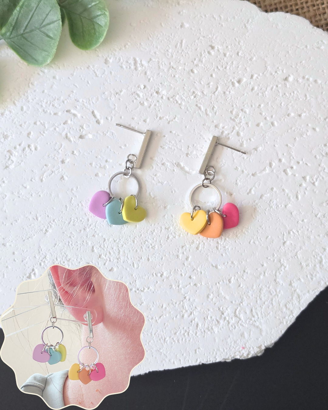 Heartstrings | Polymer Clay Earrings