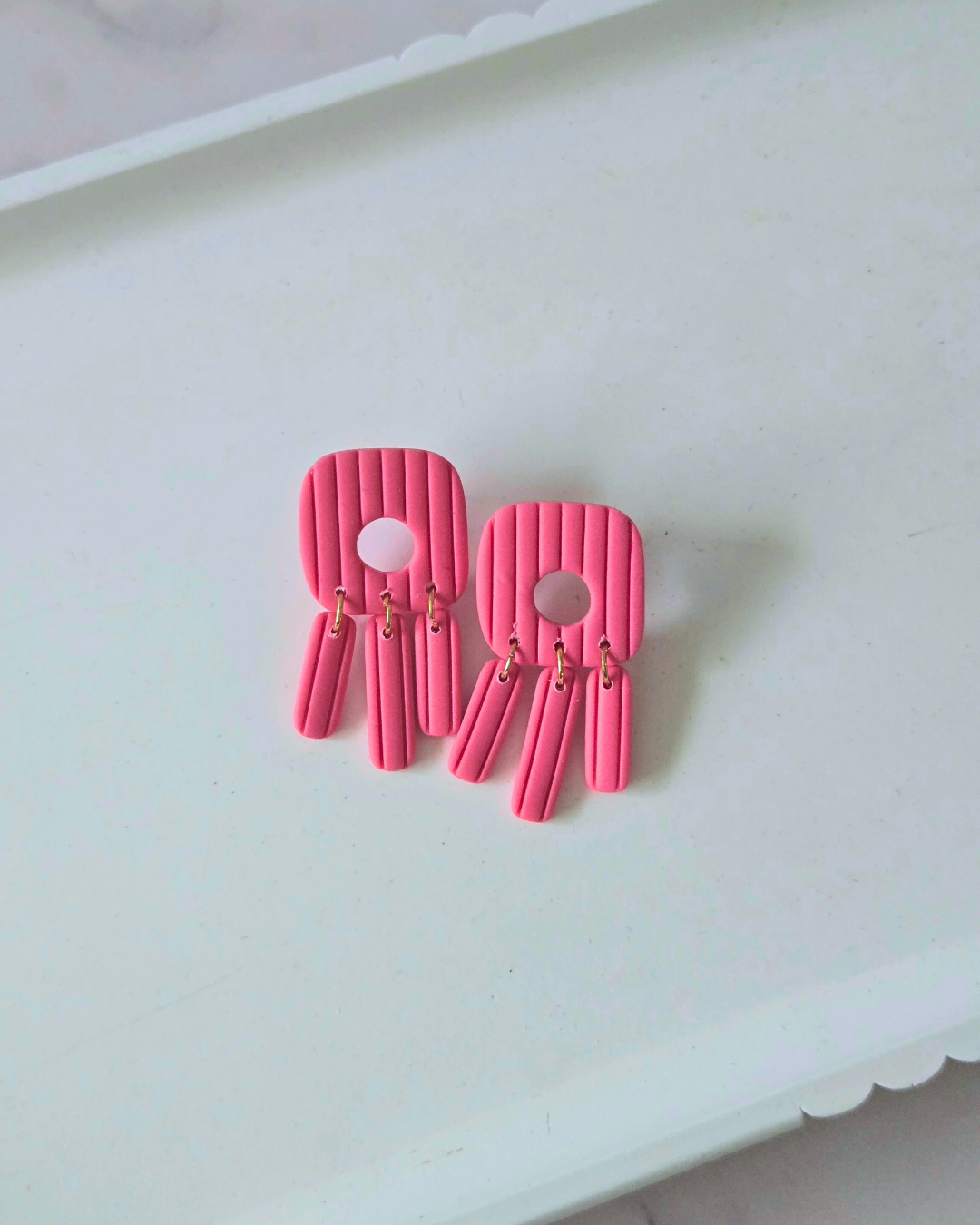 Modern Lines | Polymer Clay Earrings