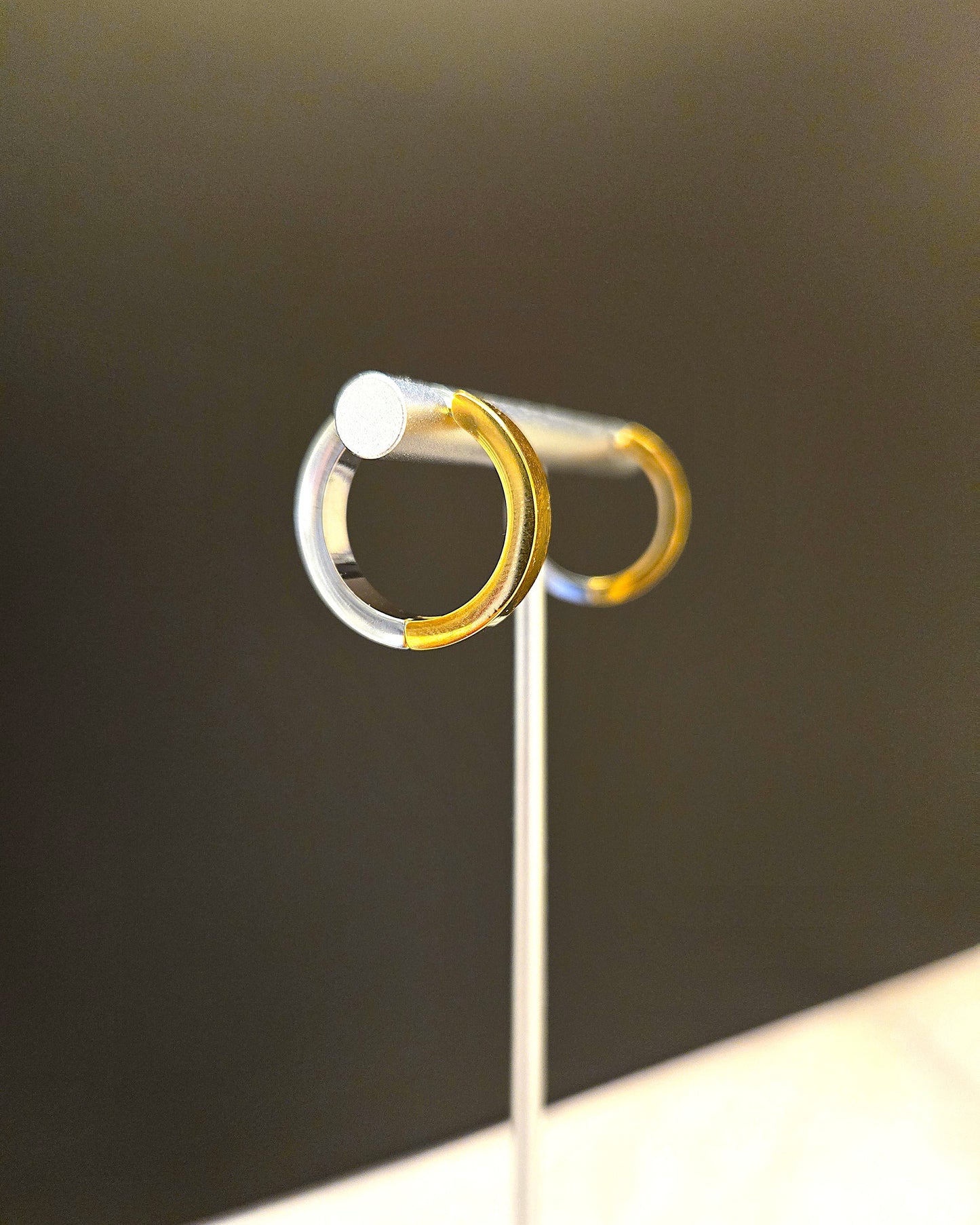 Gold & Silver Hoops