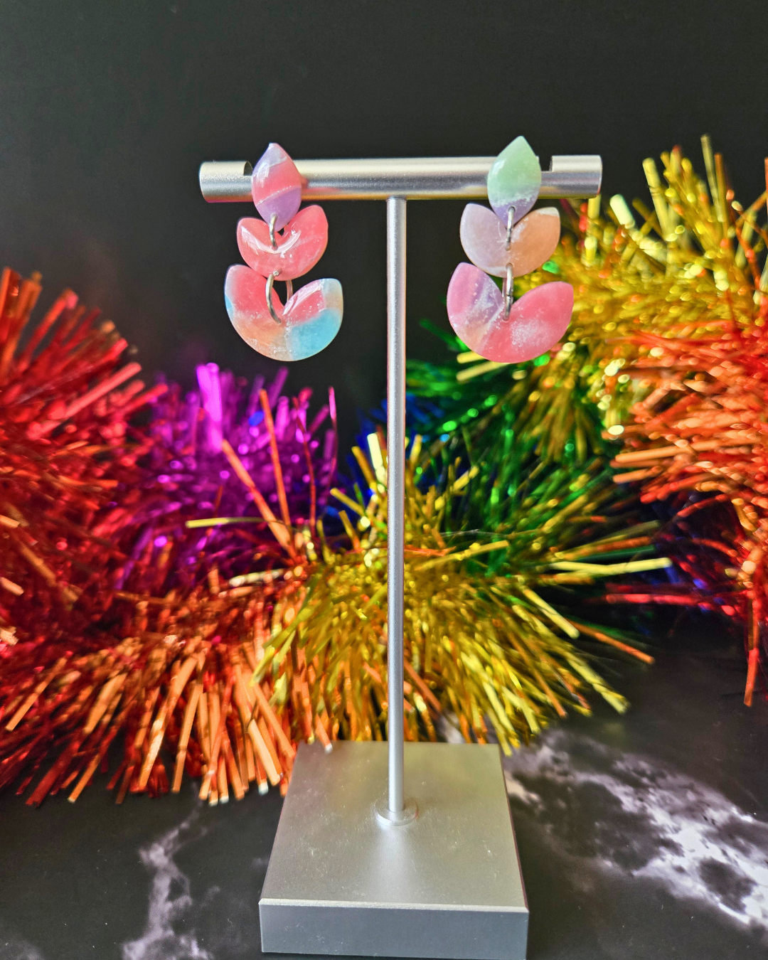 Marble Pride | Polymer Clay Earrings