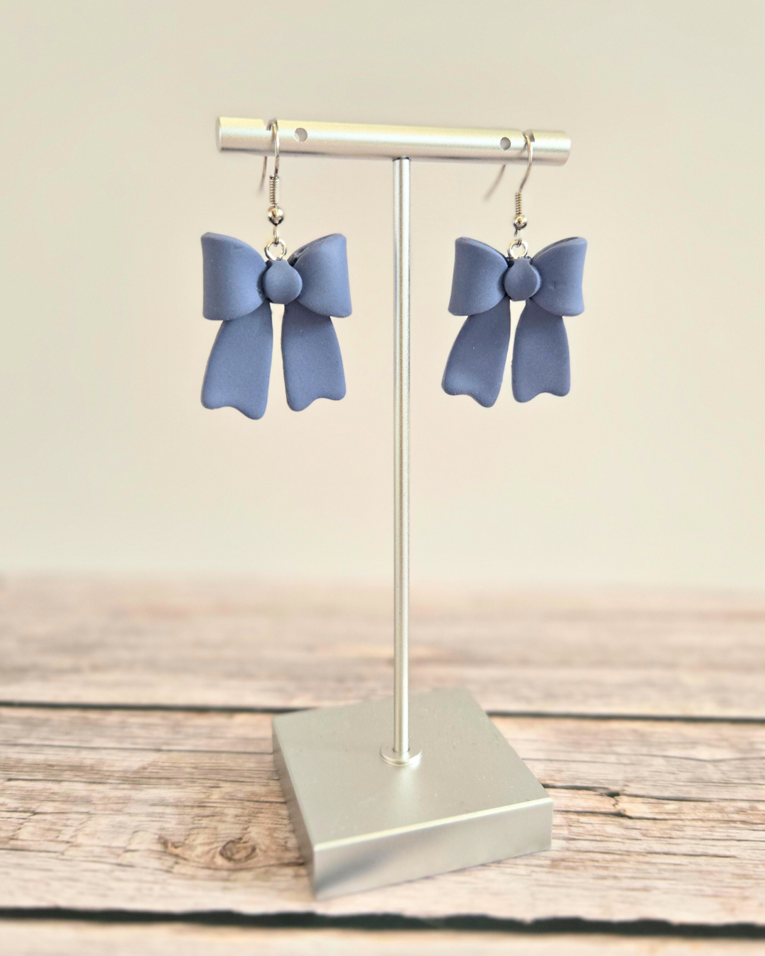 Wavy Bows | Polymer Clay Earrings