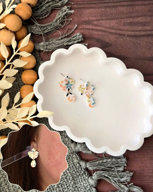 Confetti Petals | Polymer Clay Earrings