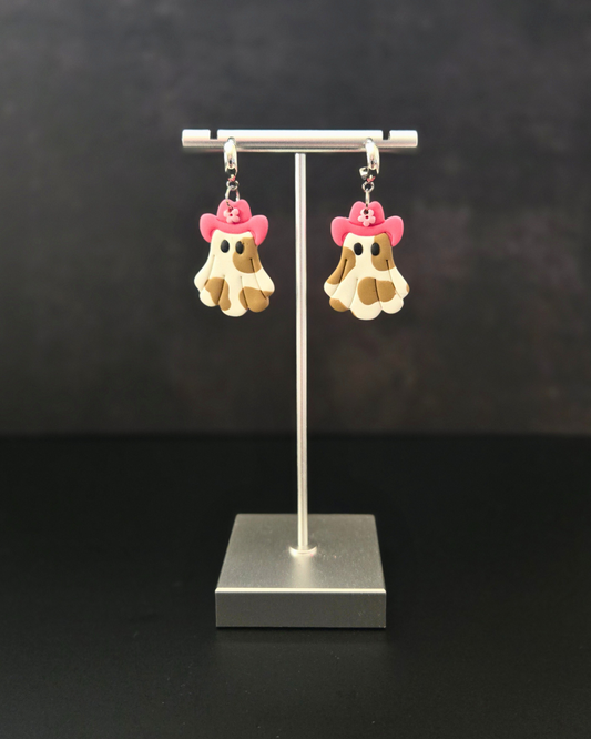 Cowgirl Ghosts | Polymer Clay Earrings