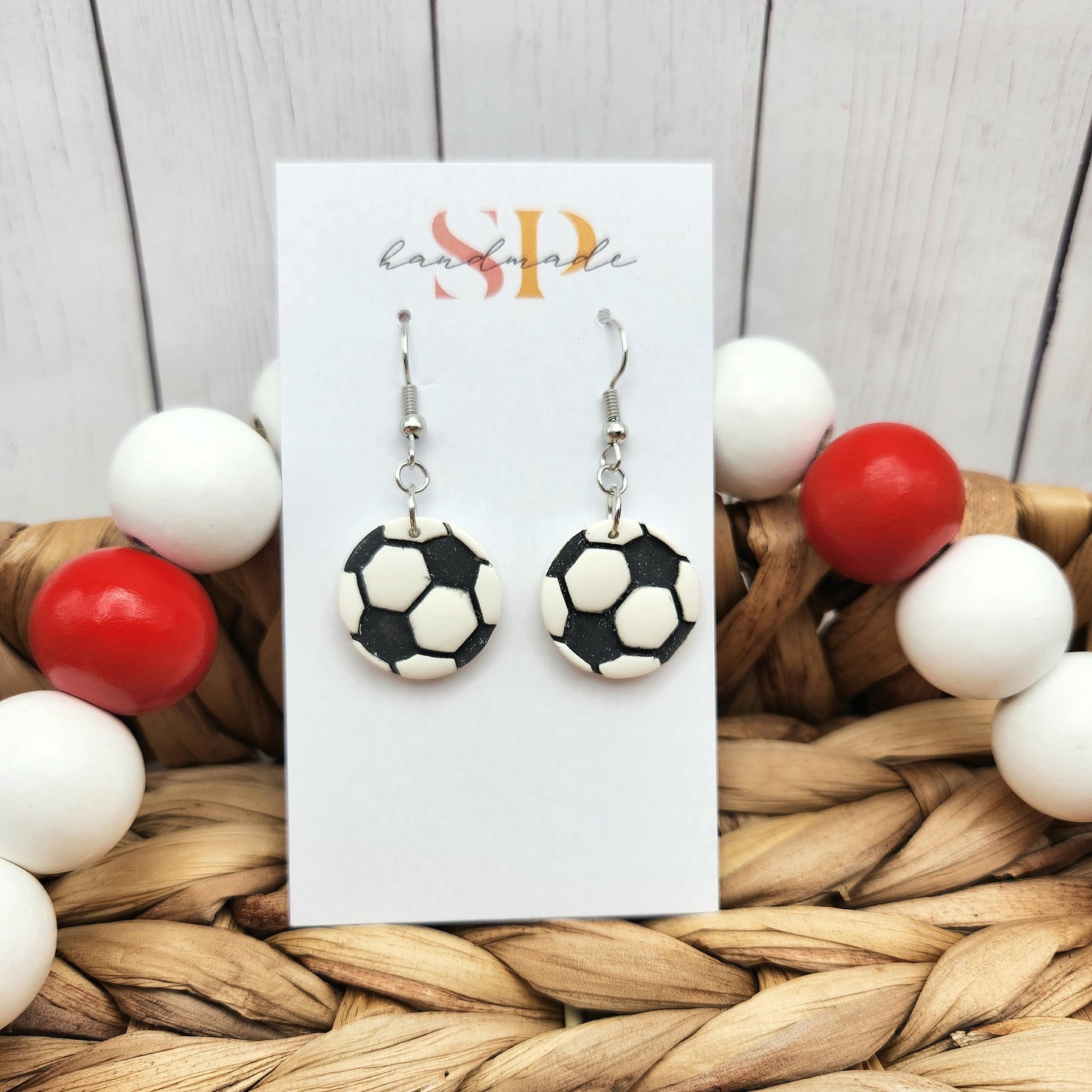 Sports Ball Dangles | Polymer Clay Earrings