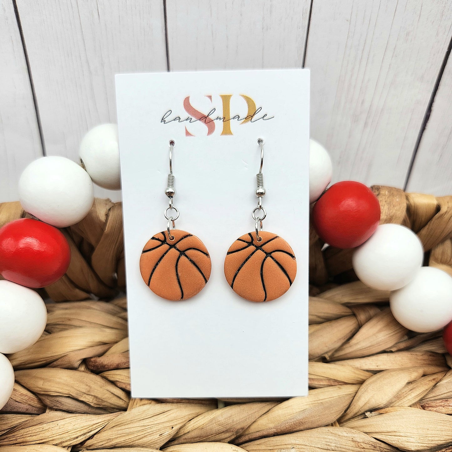 Sports Ball Dangles | Polymer Clay Earrings