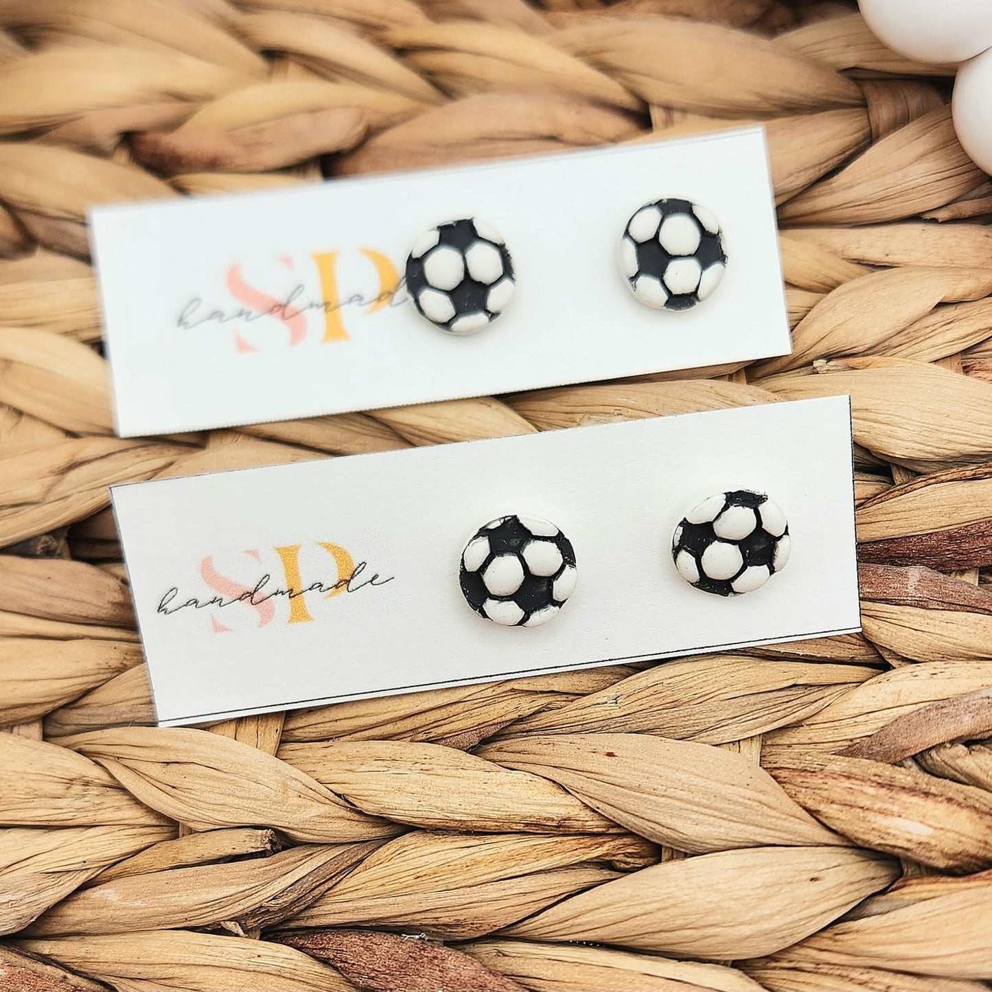 Sports Ball Studs | Polymer Clay Earrings