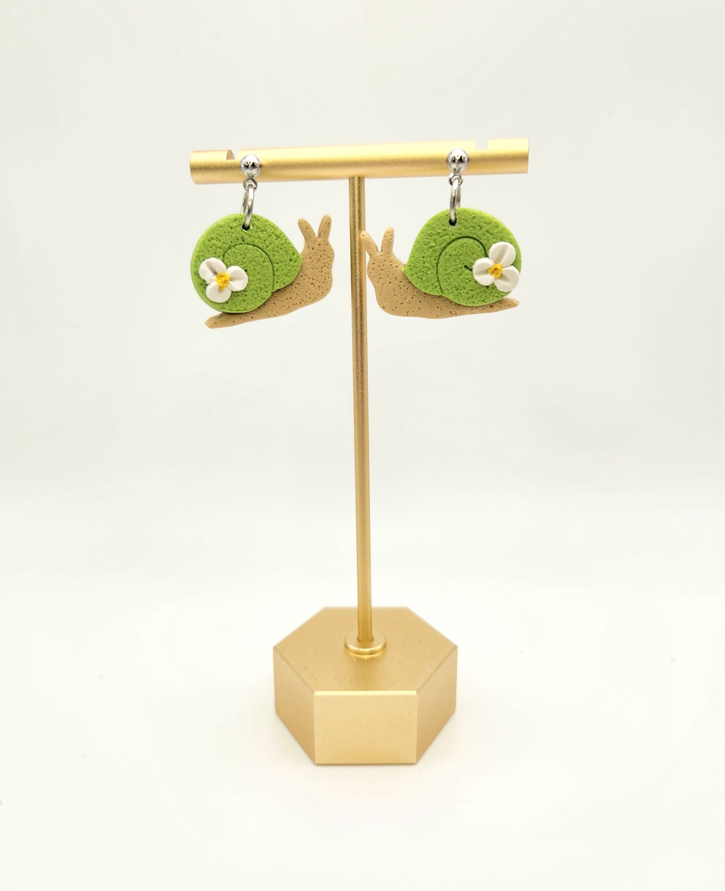 Snail Dangles | Polymer Clay Earrings