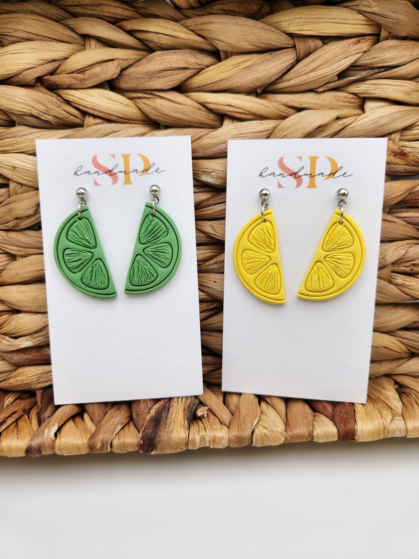 Citrus Dangles | Polymer Clay Earrings