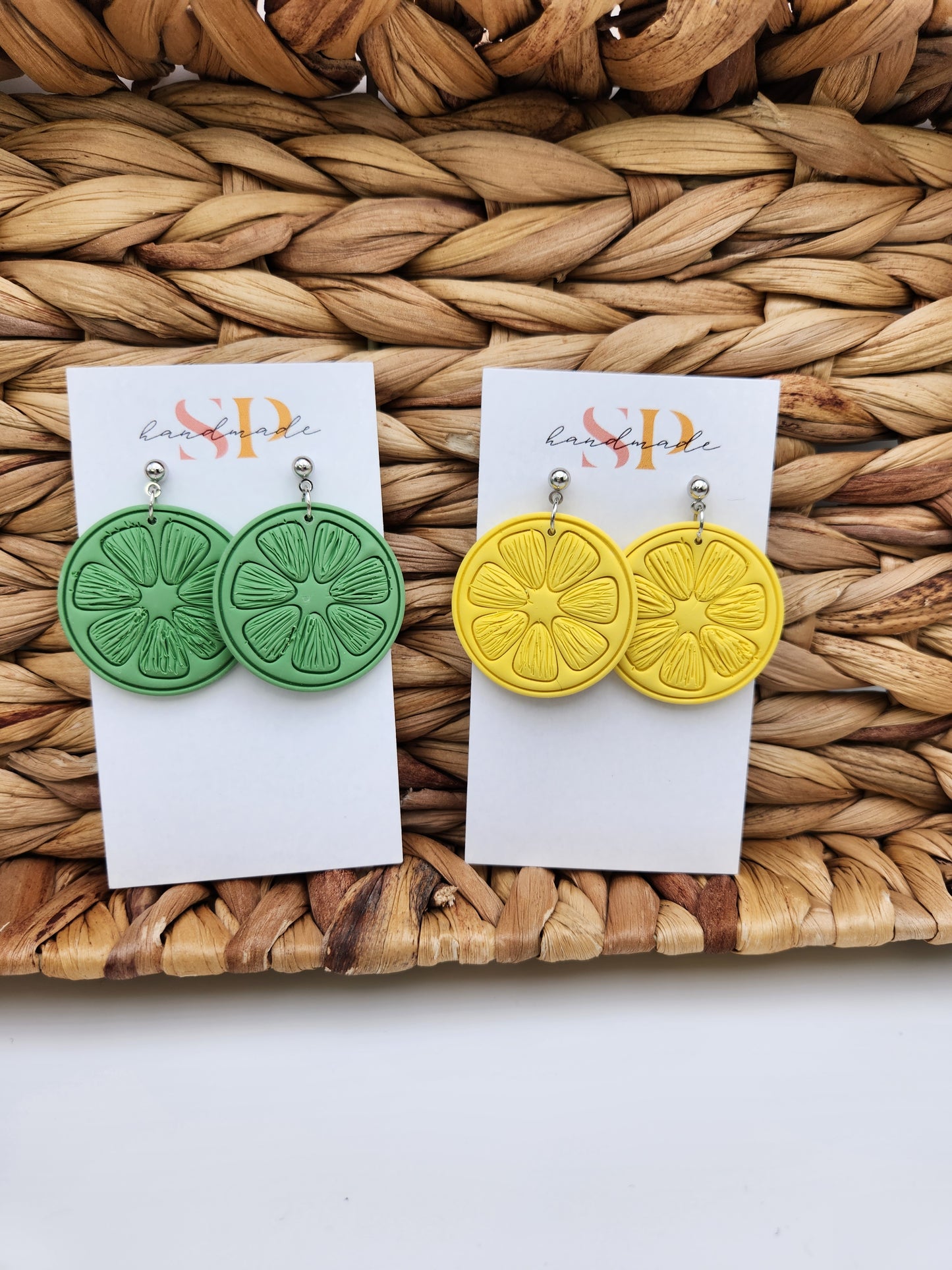 Citrus Dangles | Polymer Clay Earrings