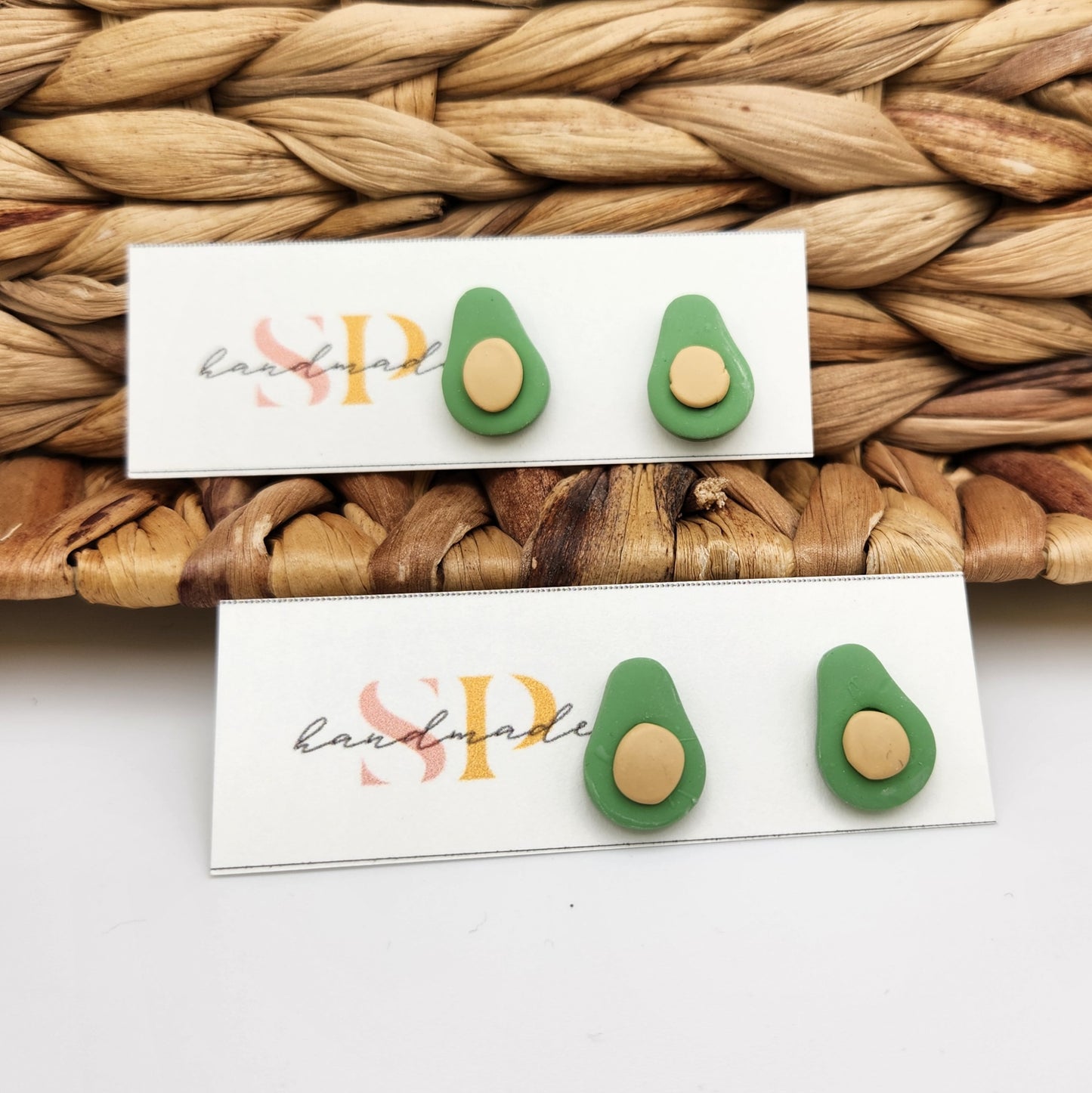 Avocado Earrings | Polymer Clay Earrings