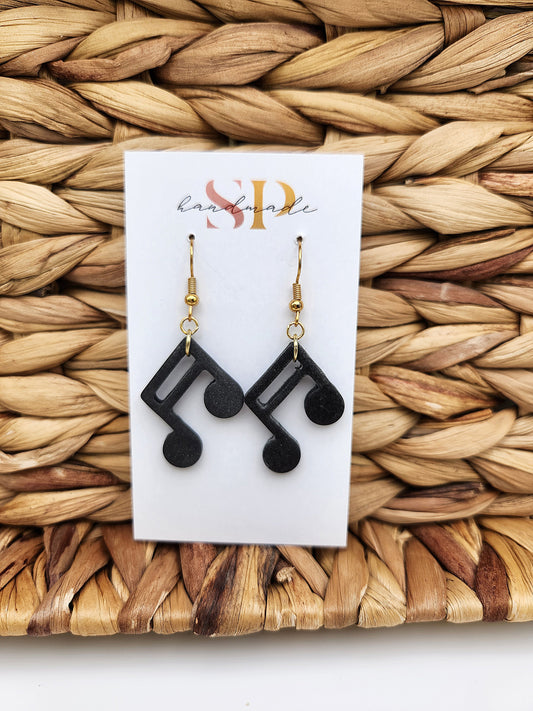 Music Dangles | Polymer Clay Earrings