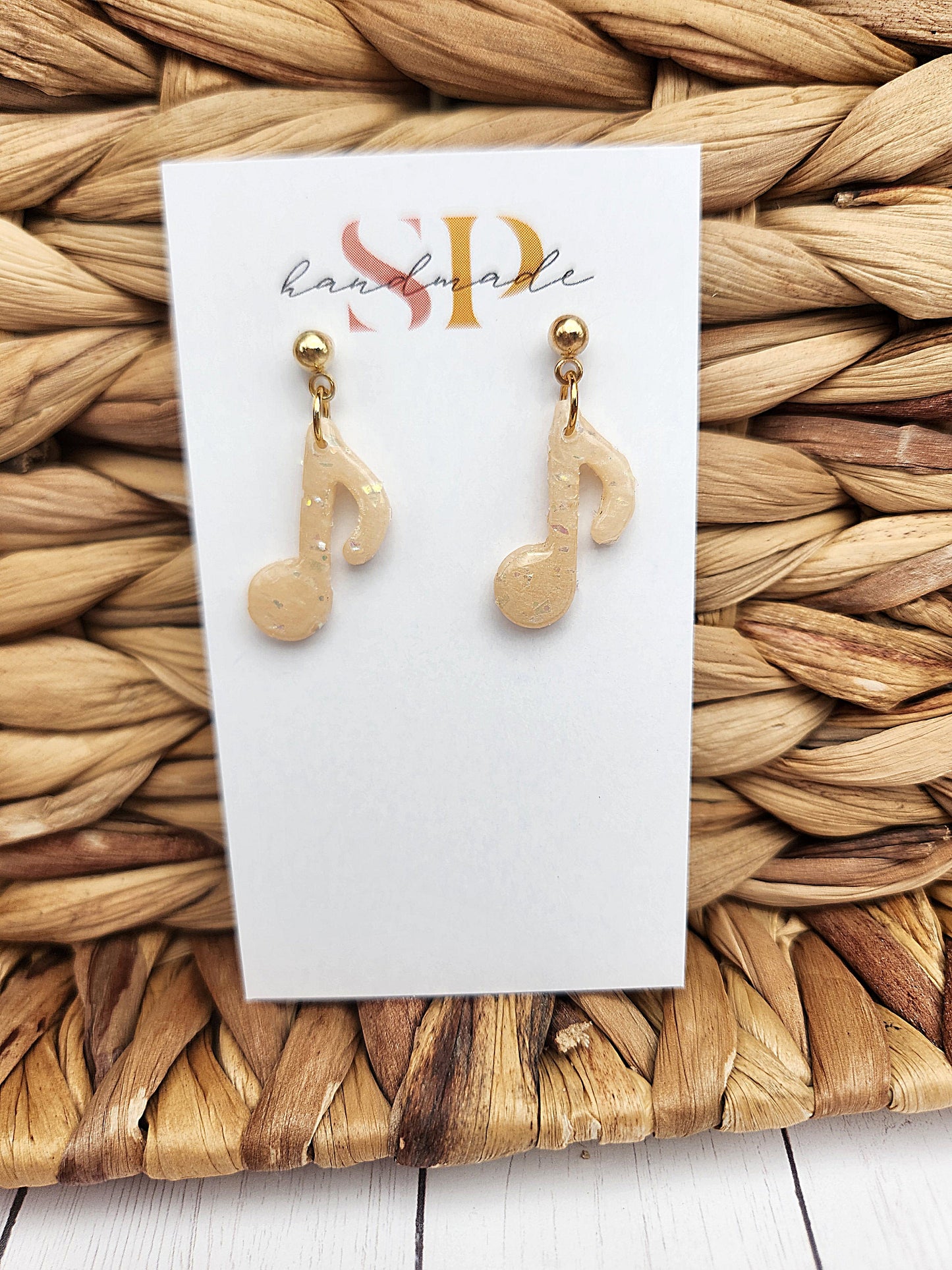 Music Dangles | Polymer Clay Earrings