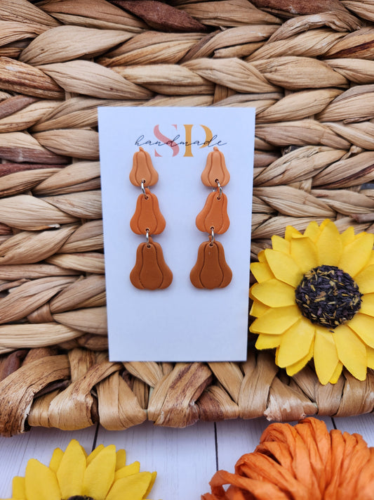 Gourd Dangles | Polymer Clay Earrings