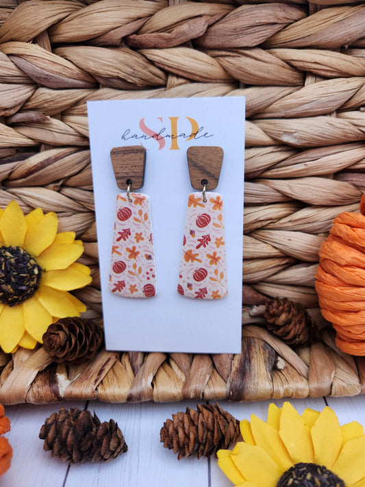 Whimsical Fall Dangles | Polymer Clay Earrings