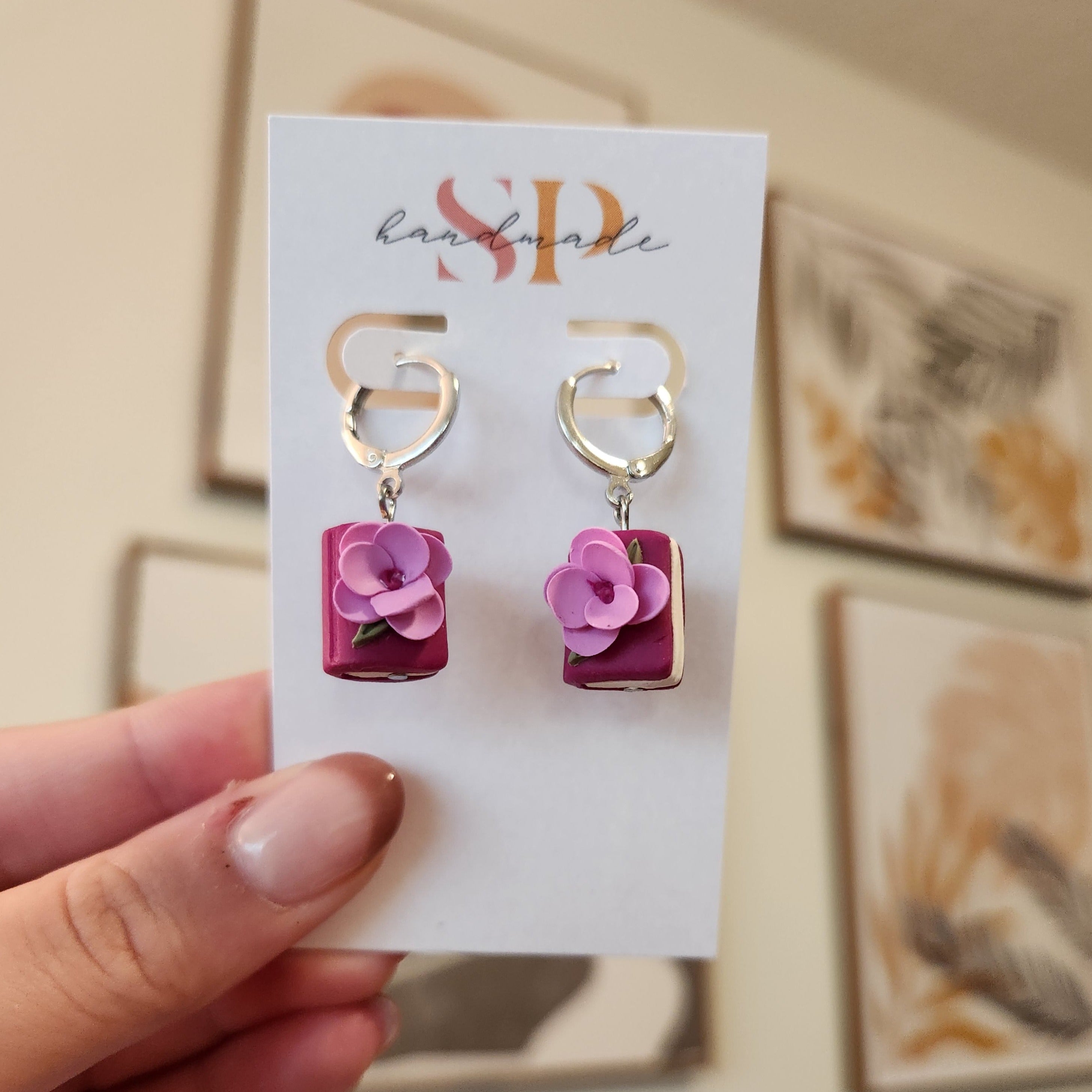 Bloom | Polymer Clay Flower Stud Earrings – Sandra Callander