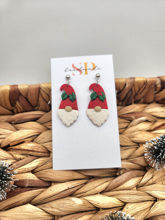 Gnome Dangles | Polymer Clay Earrings