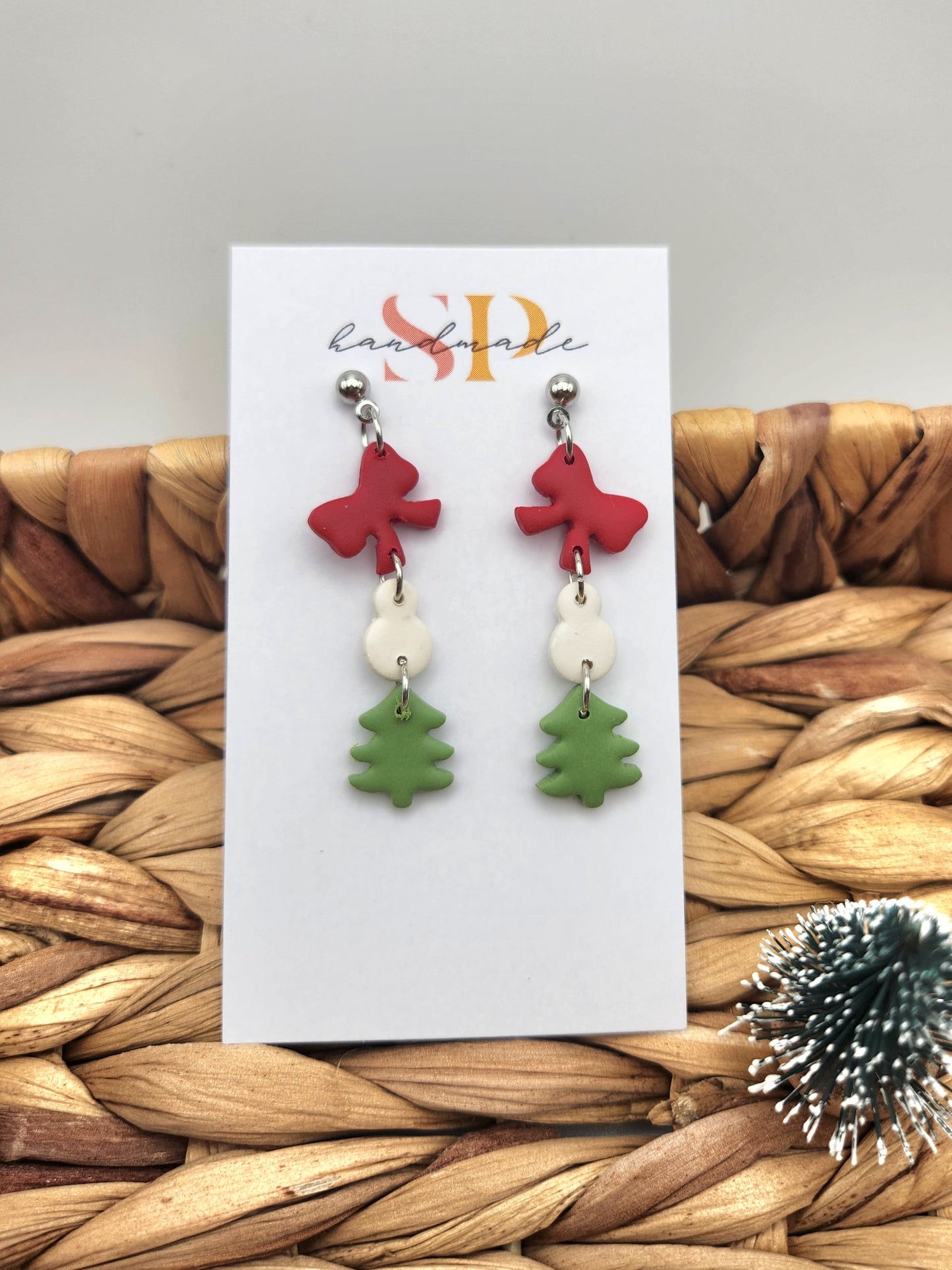 Holiday Shapes | Polymer Clay Earrings