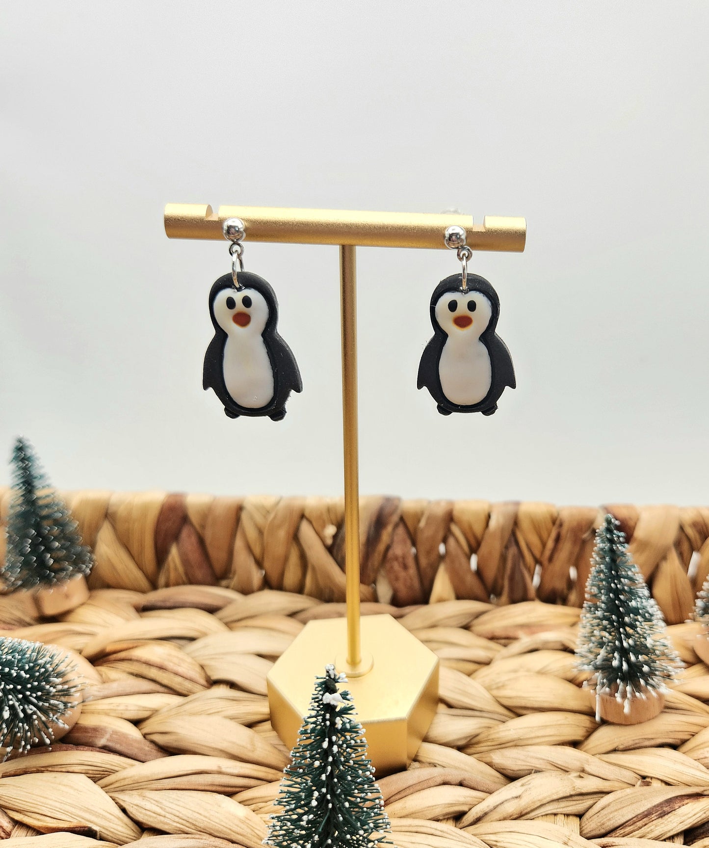 Penguins | Polymer Clay Earrings