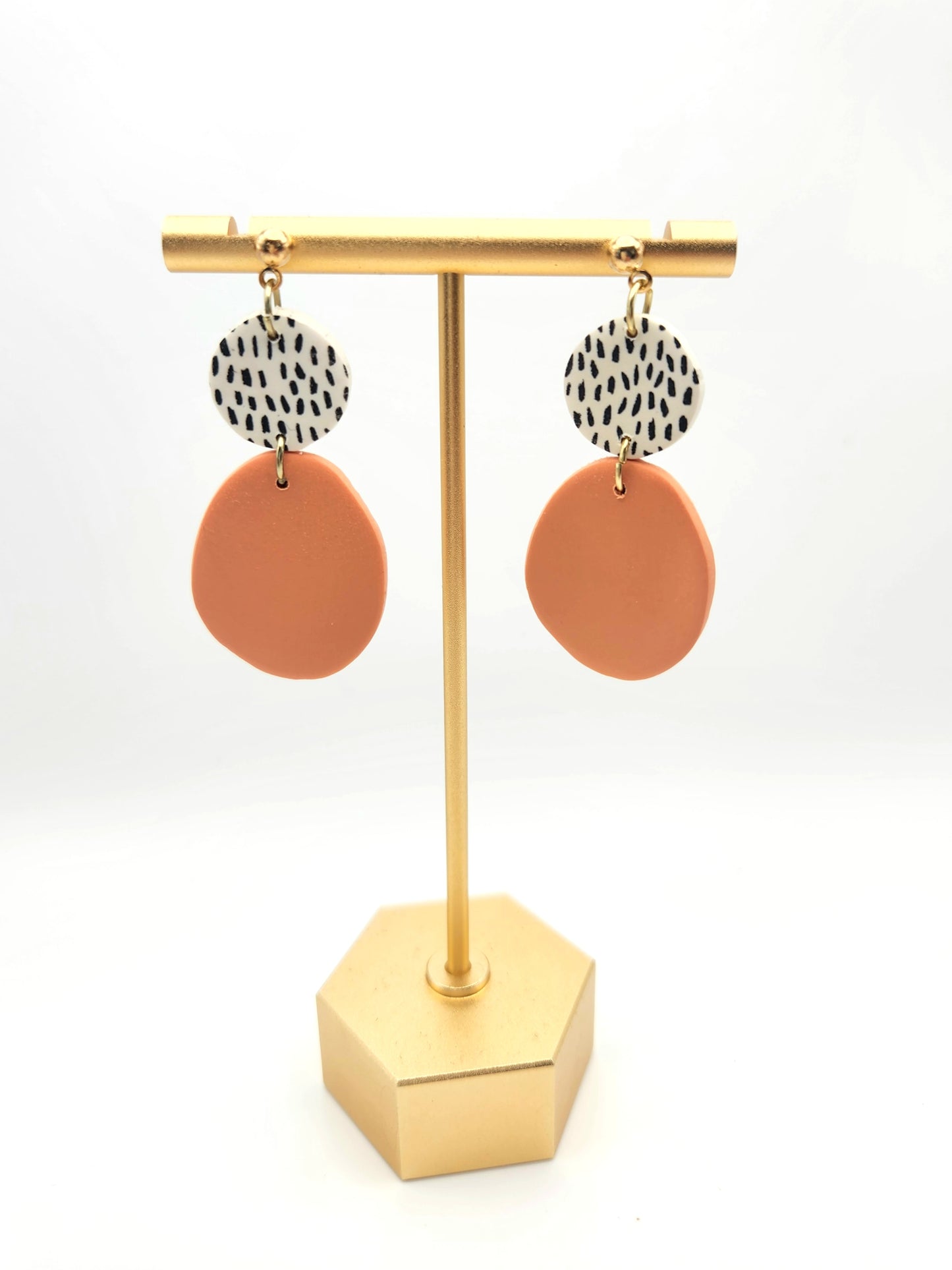 Dotted Doubles | Polymer Clay Earrings