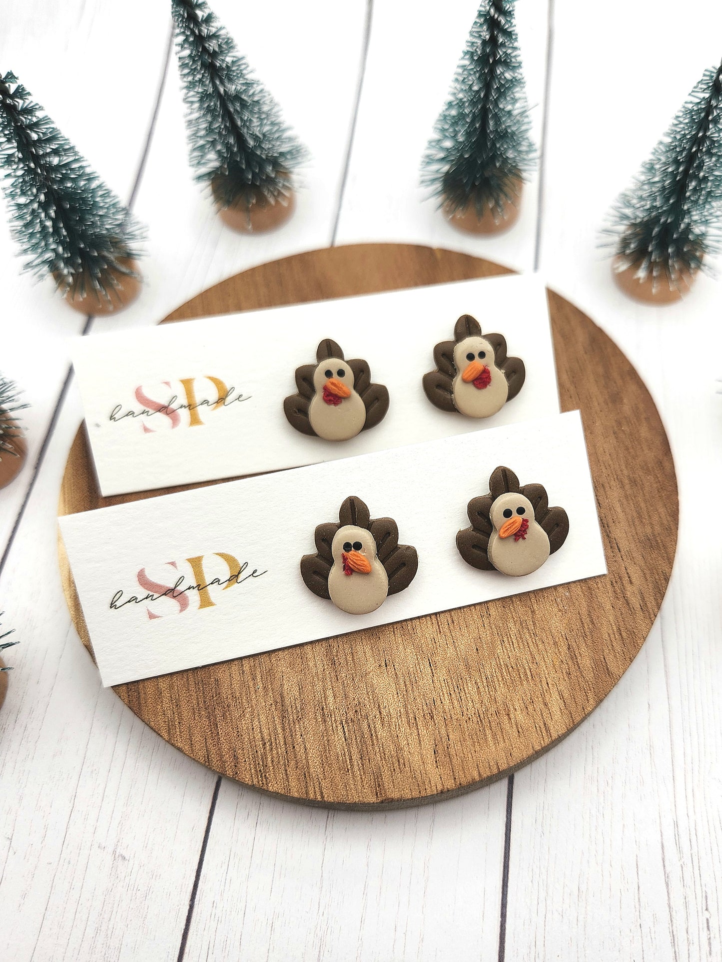 Thanksgiving Turkey | Polymer Clay Earrings