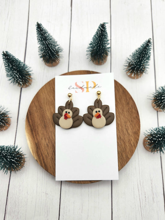 Thanksgiving Turkey | Polymer Clay Earrings