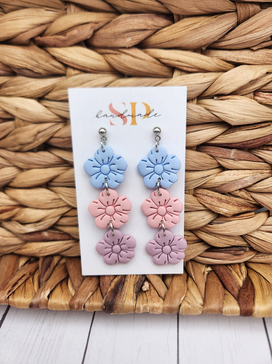 Spring Flowers | Polymer Clay Earrings