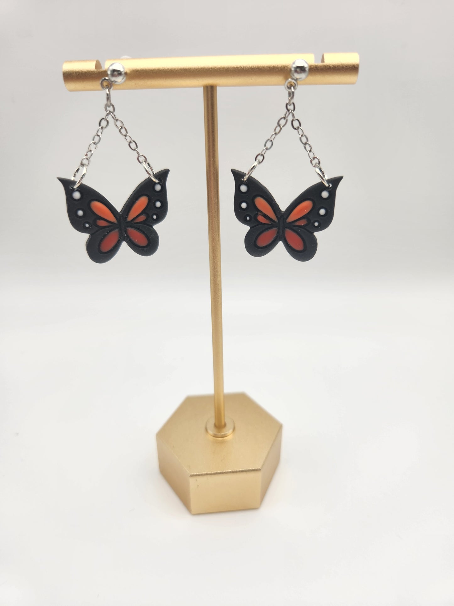 Butterfly Dangles | Polymer Clay Earrings