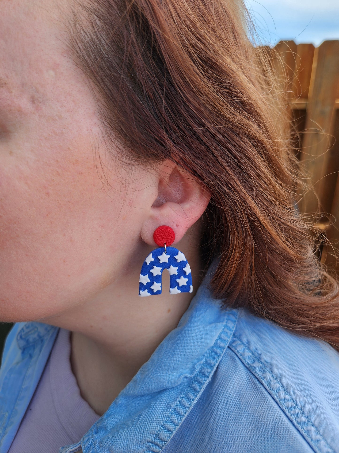 All Star Dangles | Polymer Clay Earrings