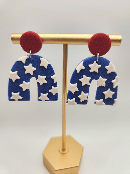 All Star Dangles | Polymer Clay Earrings