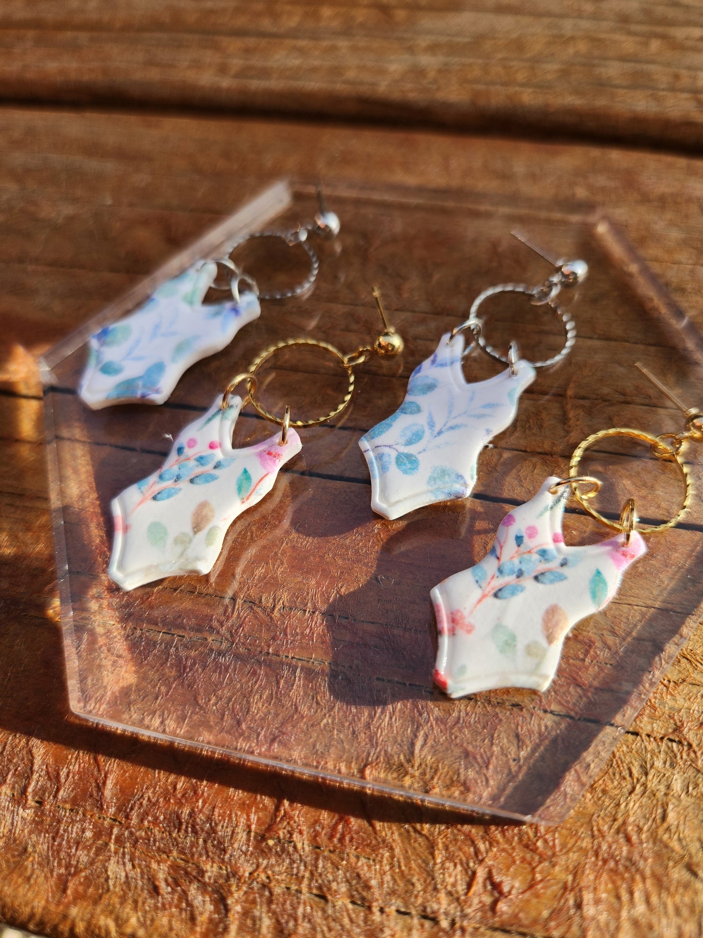 One-Piece Swimsuit Earrings | Polymer Clay Earrings