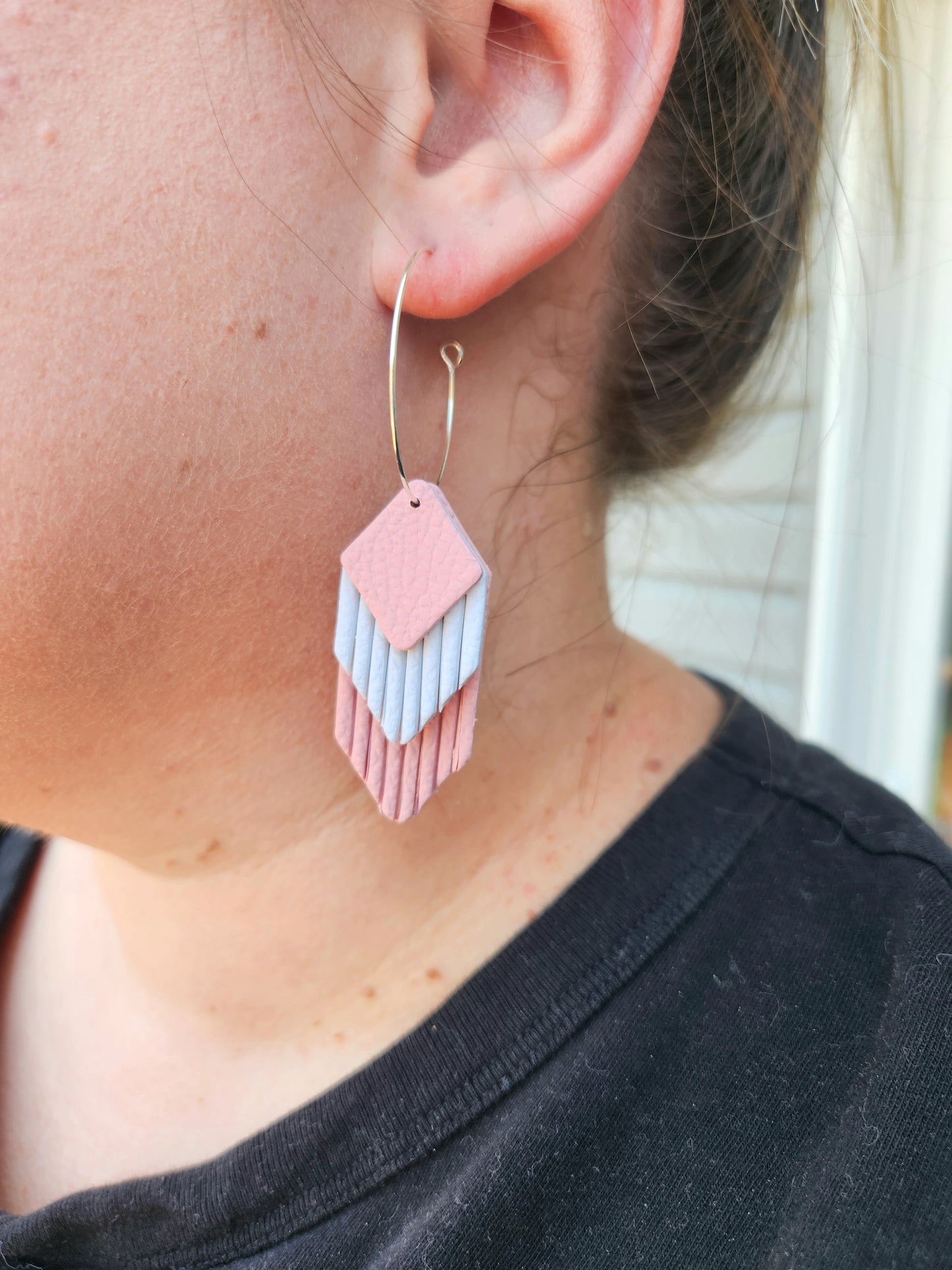 Faux Leather Collection | Polymer Clay Earrings