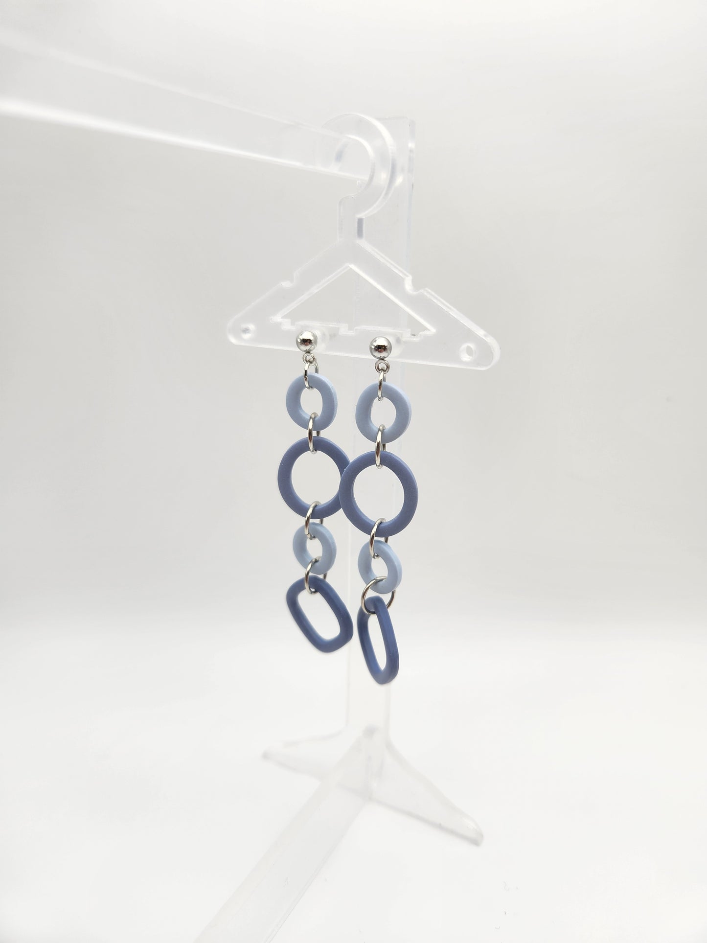 Geometric Dangles | Polymer Clay Earrings