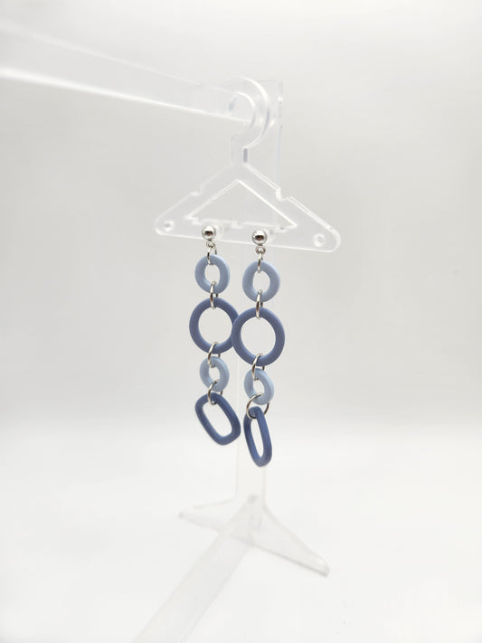 Geometric Dangles | Polymer Clay Earrings