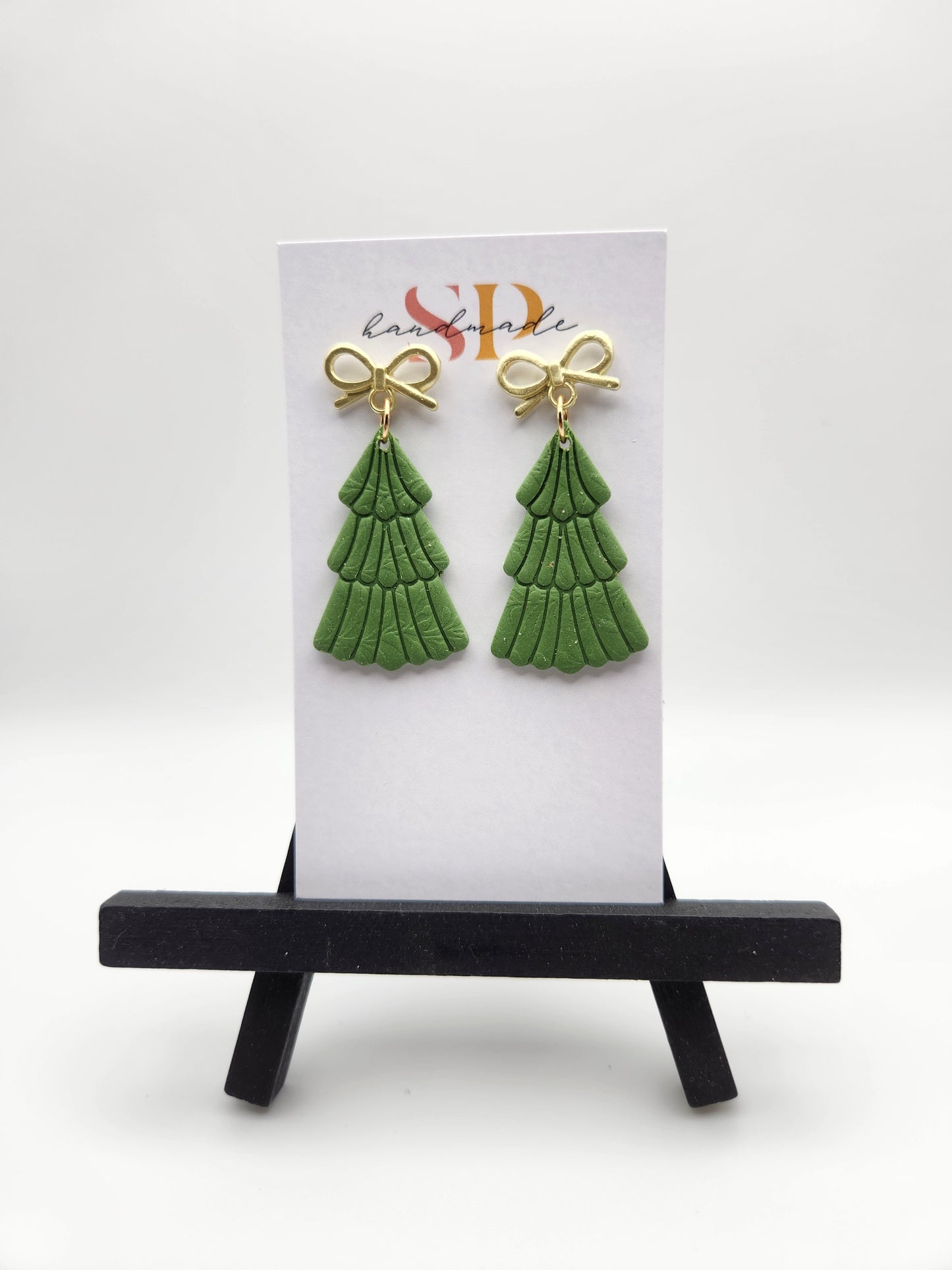 Bow Trees | Polymer Clay Earrings