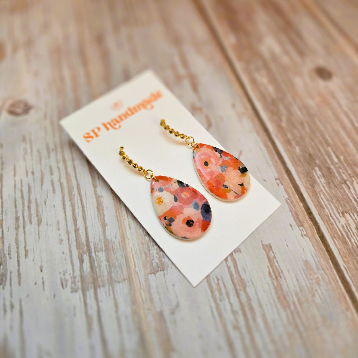 Bright Florals | Polymer Clay Earrings